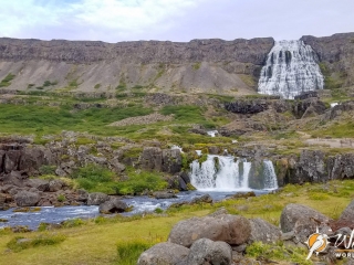 Dynjandi Waterfall in the Westfjords